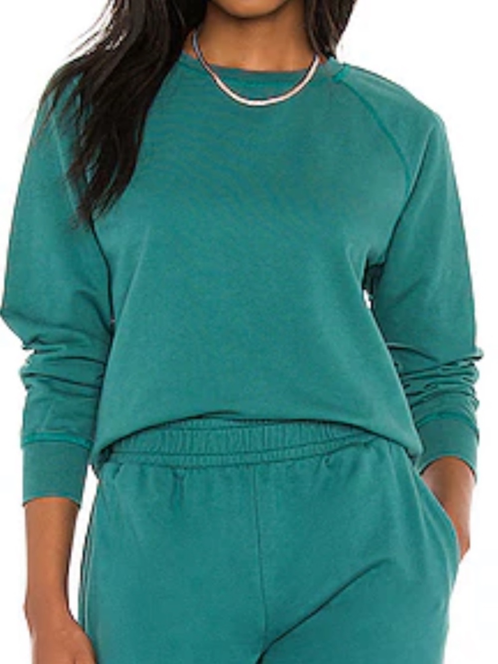 Year of Ours winter-Green Crewneck Sweatshirt